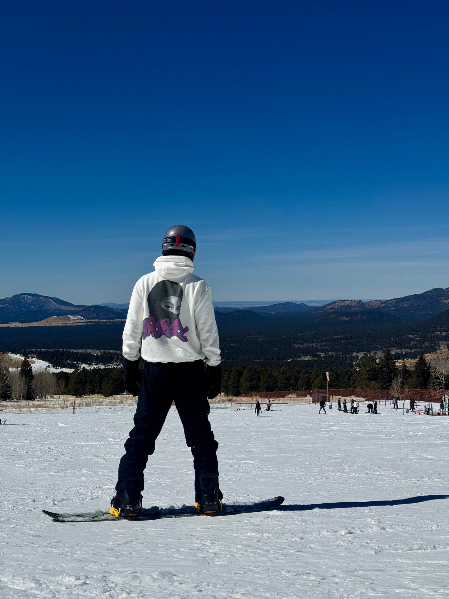 Grapeezy "Masked up" Hoodie (White)